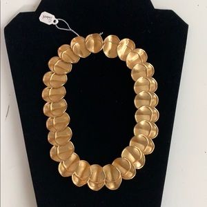 J. Gabriel - Vintage sterling scallop necklace.